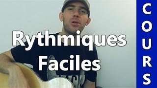 Cours Guitare N°11  Rythmiques Faciles [upl. by Nnaylime]