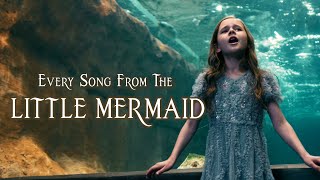 SINGING EVERY SONG FROM THE LITTLE MERMAID  10YearOld Claire Crosby [upl. by Ress559]