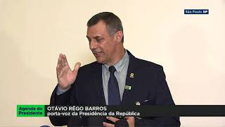 270119  Portavoz da Presidência Otávio Rêgo Barros conversa com imprensa [upl. by Eng]