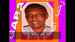 GABAY SUUFI KA HADLAYA ABSHIR BACADLE AUN [upl. by Heriberto]