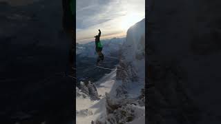 GoPro  Floating over the Dolomites 🎬 Fabrizio Botto Shorts HighLine [upl. by Atteuqram]