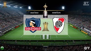 COLO COLO vs RIVER PLATE  COPA LIBERTADORES  PARTIDO DE IDA  EA FC24  PSD1EZ [upl. by Henebry909]