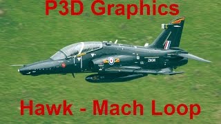 P3D Graphics  Hawk  Mach Loop [upl. by Ettennil]