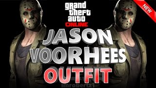 GTA 5 Online  BEST JASON VOORHEES OUTFIT TUTORIAL SPECIAL HALLOWEEN NEW CLOTHING GTA Online [upl. by Hanaj884]