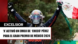 ‘Checo’ tiene su propio emoji en ‘X’ [upl. by Randa]