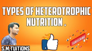 Types of Heterotrophic Nutrition   6Life Processes  Class 10 th  Biology   In Hindi [upl. by Kegan]