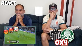 REACT ATLETICO MG 0X4 PALMEIRAS  PASSEIO EM MINAS [upl. by Thamora]