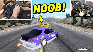 Teaching a NOOB how to Drift in CarX Drift Racing Online [upl. by Khan]