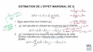 75 Les modèles LOGIT et PROBIT II [upl. by Finn]