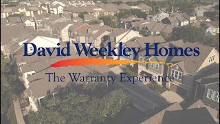 David Weekley Homes  The Warranty Experience [upl. by Earlene930]