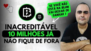 BLUM🔥ACERTEI NESSE AIRDROP  CERTEZA🔥OLHA O QUE ACONTECEU NA BLUM  telegram binance airdrops [upl. by Noscire]