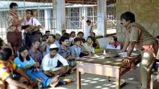 Jambalakidi Pamba School Scene  Kota Ali Babu Mohan Brahmanandam [upl. by Aisauqal792]