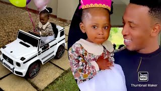 DUMI MKOKSTAD AND DR ZIPHOZENKOSI GIFT THEIR DAUGHTER WITH A BRAND NEW CAR quot HAPPY 2 YEAR BIRTHDAYquot [upl. by Eiddam]