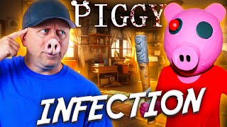 Roblox PIGGY In REal Life Chapter 1 House Infection THUMBS UP FAMILY [upl. by Innek185]