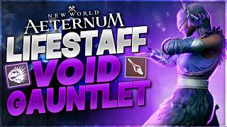 Ultimate Life Staff Leveling Build amp Guide for New World Aeternum Mystic Archetype [upl. by Hedve]