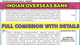 Indian overseas Bank CSP  Full Commission details  IOB CSP Available [upl. by Leddy934]