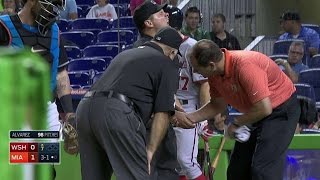 Homeplate umpire gets drilled in the arm [upl. by Akiret]