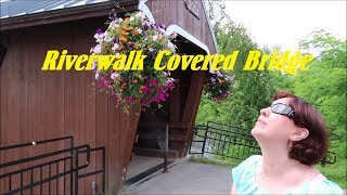 Riverwalk Covered Bridge walk LITTLETON NH [upl. by Astri]