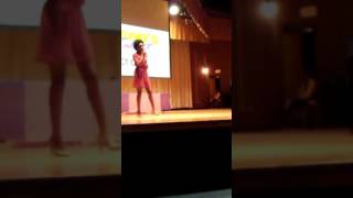 TaiJea Davis singing quotWhos Loving Youquot By Jackson 5 at Wilson High School Talent Show [upl. by Aihtnys]