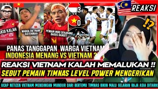 MEMANAS ❗❗REAKSI WARGA VIETNAM KALAH TELAK INDONESIA SEBUT TIMNAS BEDA LEVEL [upl. by Manda]