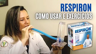 RESPIRON  COMO USAR E EXERCÍCIOS [upl. by Catton]