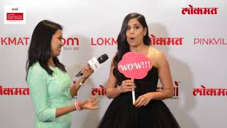 Sai Tamhankar at Lokmat Maharashtras Most Stylish Award 2017 [upl. by Goldston]