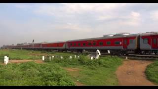 IRFCA 20501 AgartalaAnand Vihar Rajdhani Express behind WDP4D 40360 [upl. by Ameekahs778]