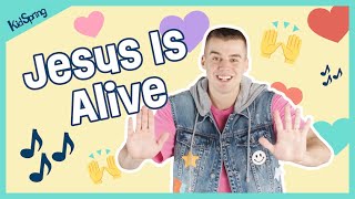 Jesus Is Alive Freeze Dance  Preschool Worship Song [upl. by Ajnotal]