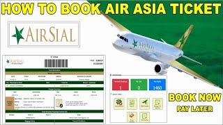 How to Book AirSial Ticket 2023  Agent ID [upl. by Horick]