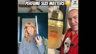 Perfume bottle size matters too 😋😂 [upl. by Hanley644]