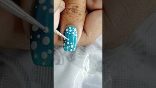 Easy dotting nail art design with dotting tool shorts trending viralvideo nailart 2024 [upl. by Namhar621]