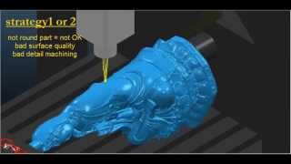 4 axes wood working using Powermill [upl. by Isle894]