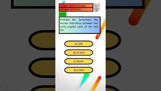 Problem 86 Determine the mutual inductance between two unitycoupled coils of 6H and 8H [upl. by Anatnahs]