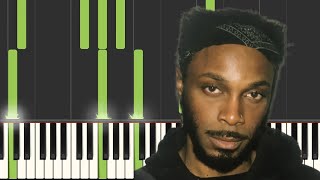 JPEGMAFIA  Bald Piano Tutorial Synthesia [upl. by Sila]