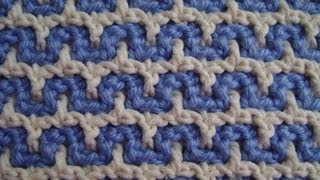 Interlocking Crochet™  Castle Top [upl. by Eeryk]