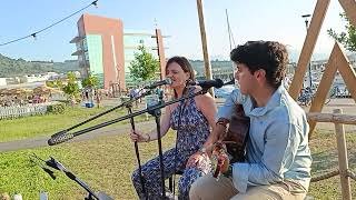 En directo Amanda Morante y Andrés García desde El Fantástico de Laredo [upl. by Annawoj]