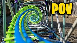 Thorpe Park Colossus ReCreation  KNEX Roller Coaster POV [upl. by Ojahtnamas]