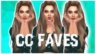 CC FAVES 2  The Sims 4 CAS FULL CC LIST [upl. by Eldin]