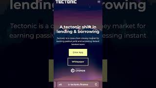 Block Talk  Tectonic Finance 🫡Crypto Lending amp Borrowing [upl. by Oicatsana168]