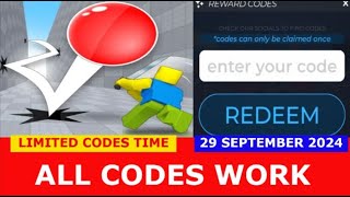 ALL CODES WORK Death Ball ROBLOX  LIMITED CODES TIME  SEPTEMBER 29 2024 [upl. by Kurzawa444]