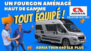 Fourgon aménagé  ADRIA TWIN PLUS 640 SLB avec Henry et Bertrand campingcar33 [upl. by Novelia]