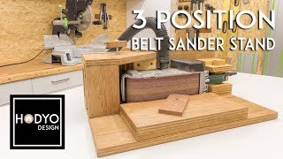 3 Position Belt Sander Stand [upl. by Thacher713]