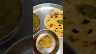 Ghar k khana  Saag roti  Sarso k saag makke ki roti  Churma  food  youtube shorts [upl. by Adikam643]