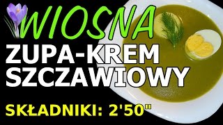 Zupa szczawiowa  Krem  Wiosna [upl. by Grizelda]