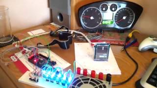 Shift LightsOdometer and Trip Computer with Arduino [upl. by Seaden]