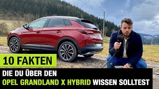 10 Fakten❗️die DU über den Opel Grandland X Hybrid4 wissen solltest Fahrbericht  Review  Test🔋🔌 [upl. by Martz819]