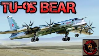 Tupolev TU95 Bear  RUSSIAN LONG RANGE BOMBER [upl. by Arej926]