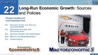 Macroeconomics  Chapter 22 LongRun Economic Growth Sources and Policies [upl. by Nynahs290]