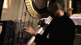 Comptine dun autre été Laprèsmidi played on harp quotAméliequot soundtrack [upl. by Amelina]