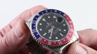 Rolex Oyster Perpetual GMT Master II 16710 Luxury Watch Review [upl. by Changaris]